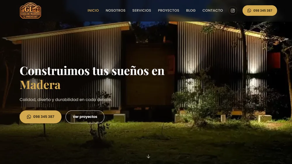 GL Casa de Maderas — construcción de casas y cabañas de madera